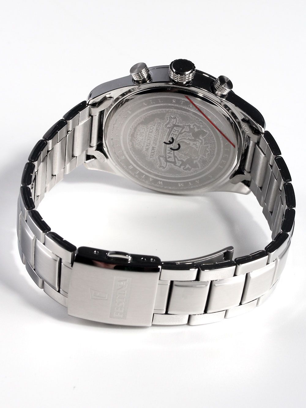 Festina Timeless Chronograph F16759/4 Herrenuhr Schwarz • Edelstahlarmband • Quarz-Chronograph, Bild 3