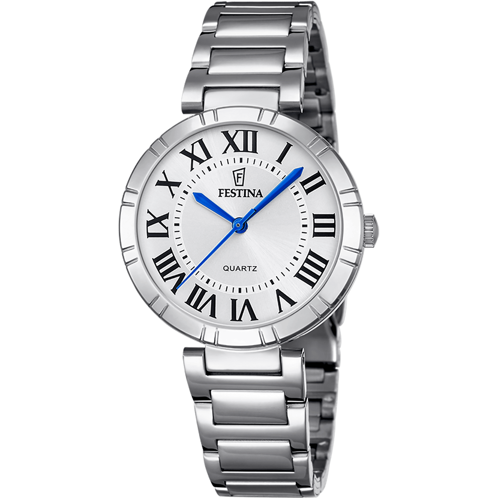 Festina Mademoiselle F16936/3 Damenuhr Silberfarben • Mineralglas • Edelstahlarmband