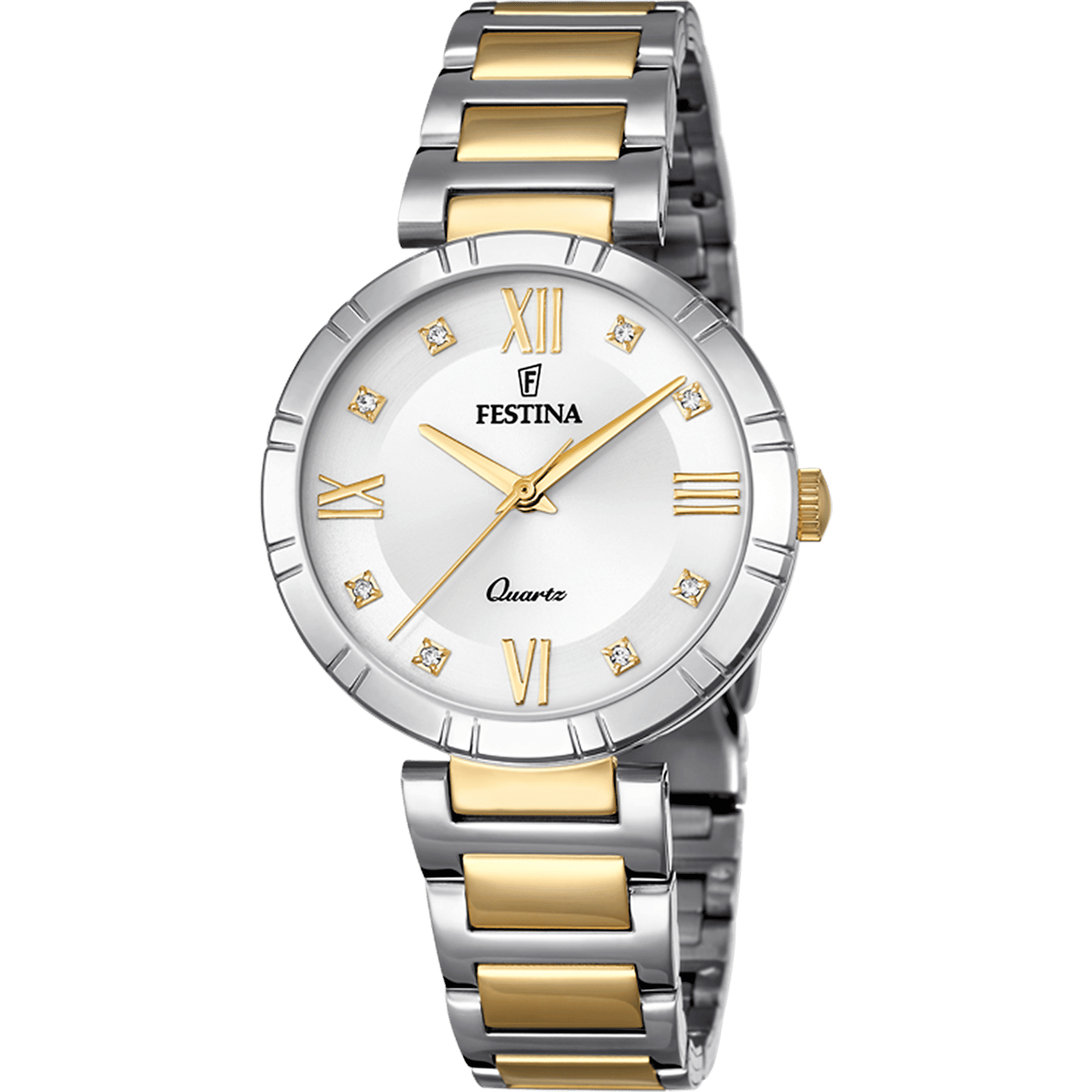 Festina Mademoiselle F16937/A Damenuhr Silber • Mineralglas • Edelstahlarmband