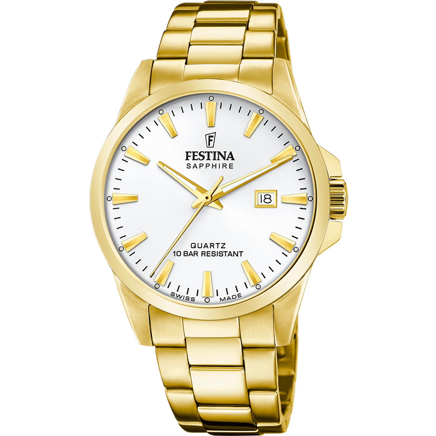 Festina F20044/2 Herrenuhr • Saphirglas • Schweizer Quarzwerk