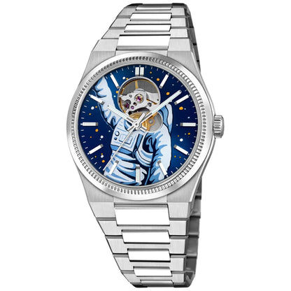 Festina x IFL Watches Astronaut F20053/2S Herren Armbanduhr • Handbemaltes Zifferblatt • Swiss Automatic