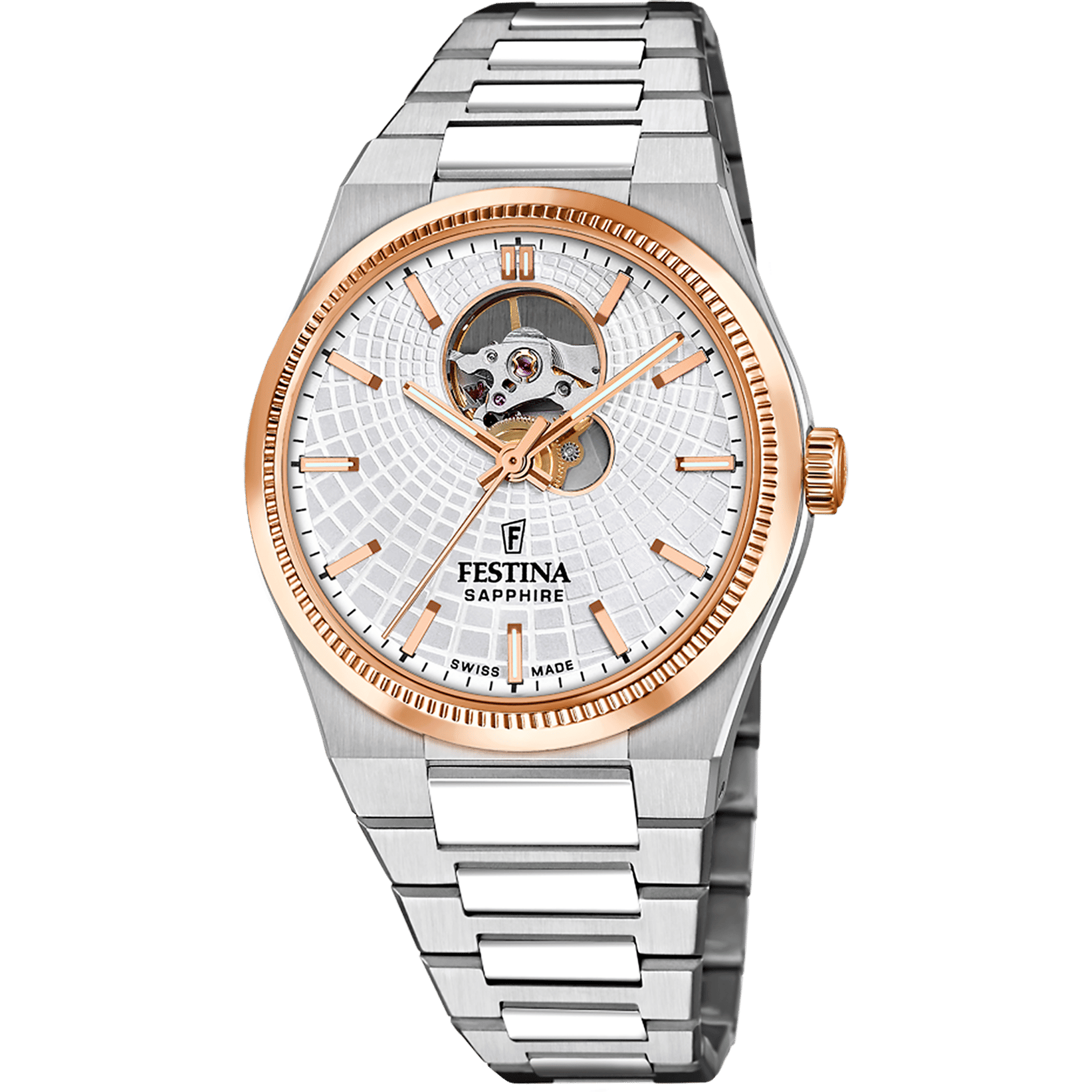Festina Rivé F20061/1 Herren Armbanduhr • Saphirglas • Automatikwerk Swiss Made