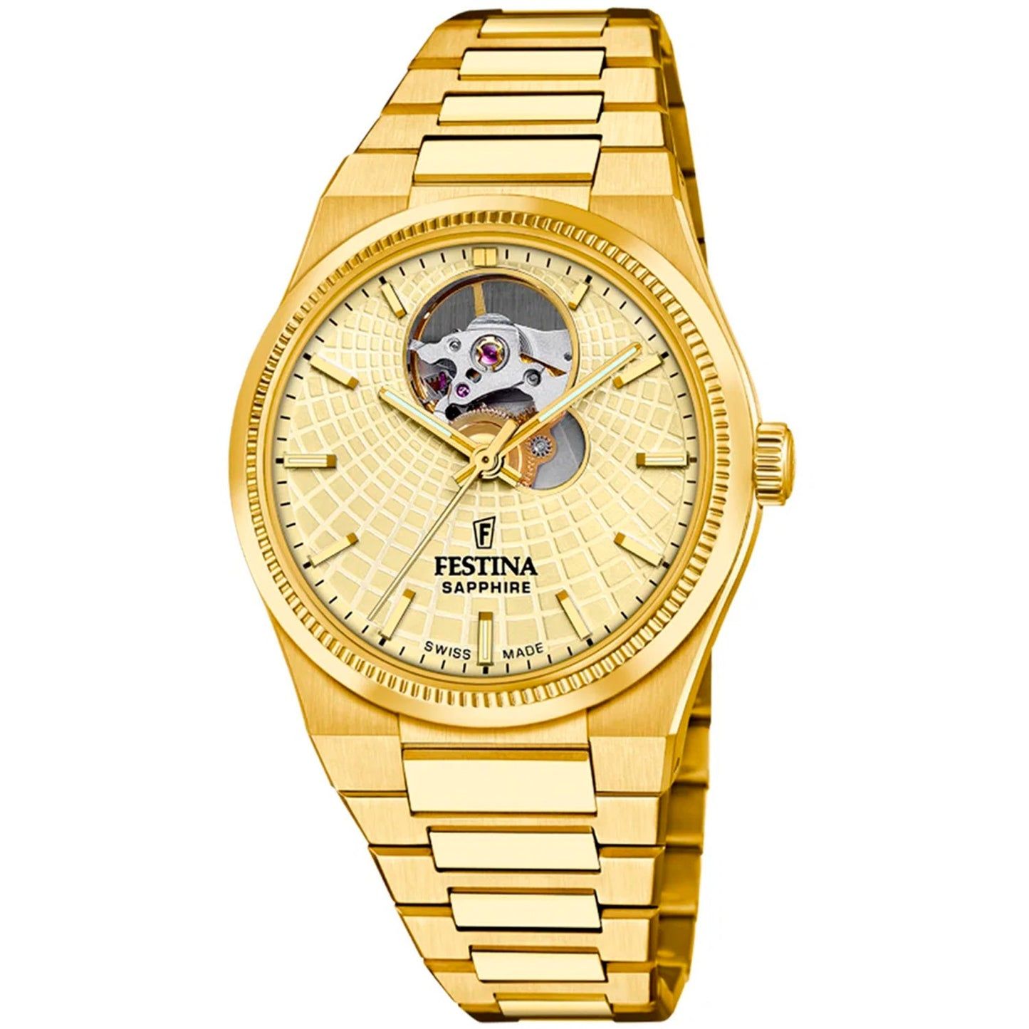 Festina Rivé F20064/2 Damen • Automatikwerk • Open-Heart-Zifferblatt