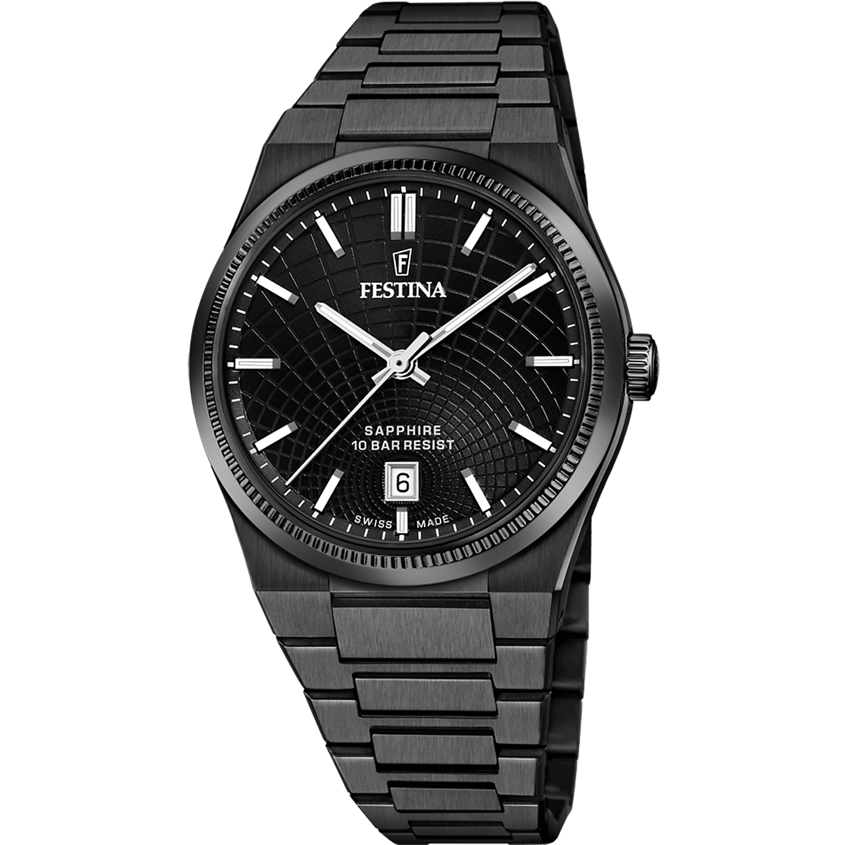 Festina Rivé F20080/1 Herrenuhr • Saphirglas • Swiss Made Automatik