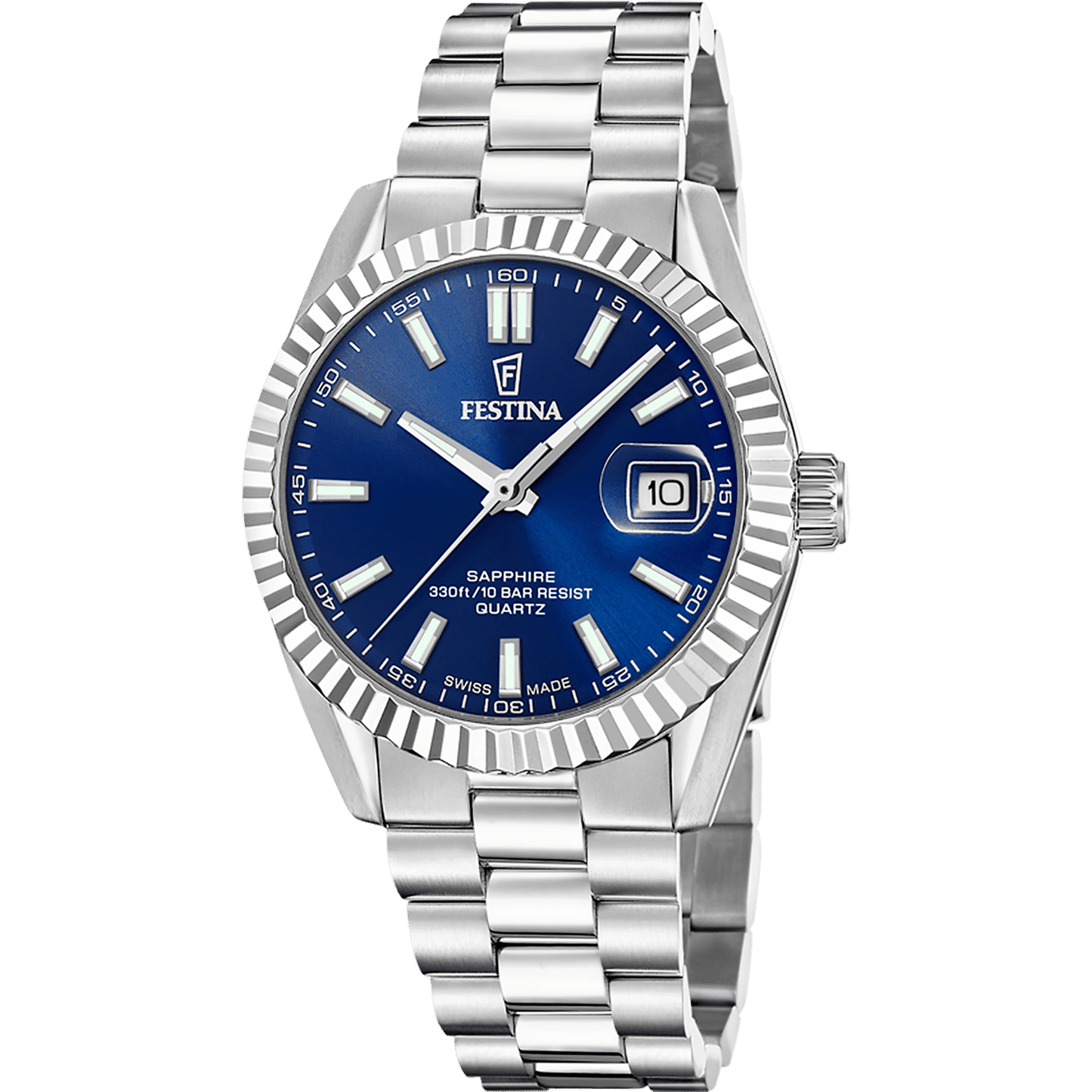 Festina F20084/B Herren Armbanduhr • Saphirglas • Schweizer Quarzwerk