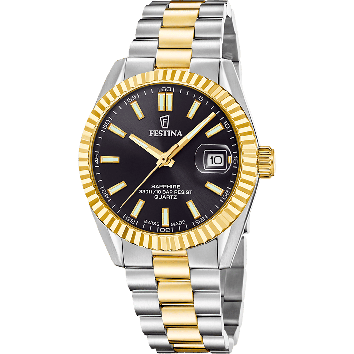Festina Classic F20085/C Herrenuhr • Saphirglas • Edelstahlarmband