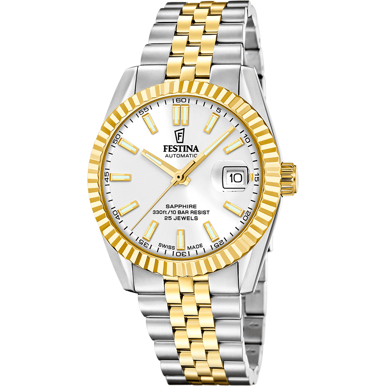 Festina Swiss Made Automatic F20091/1 Herrenuhr • Saphirglas • Automatikwerk Soprod P024