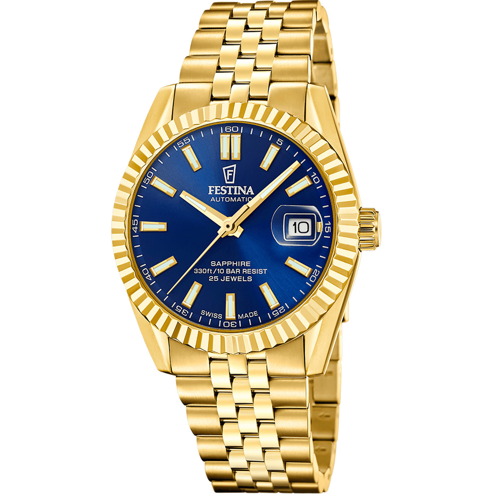 Festina Swiss Made F20092/3 Herrenuhr • Automatikwerk Soprod P024 • Saphirglas