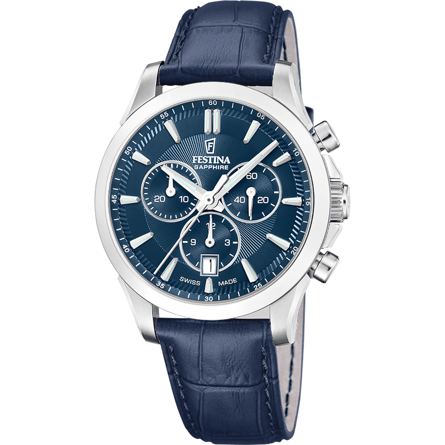 Festina Swiss Made F20094/3 Herrenuhr • Saphirglas • Chronograph