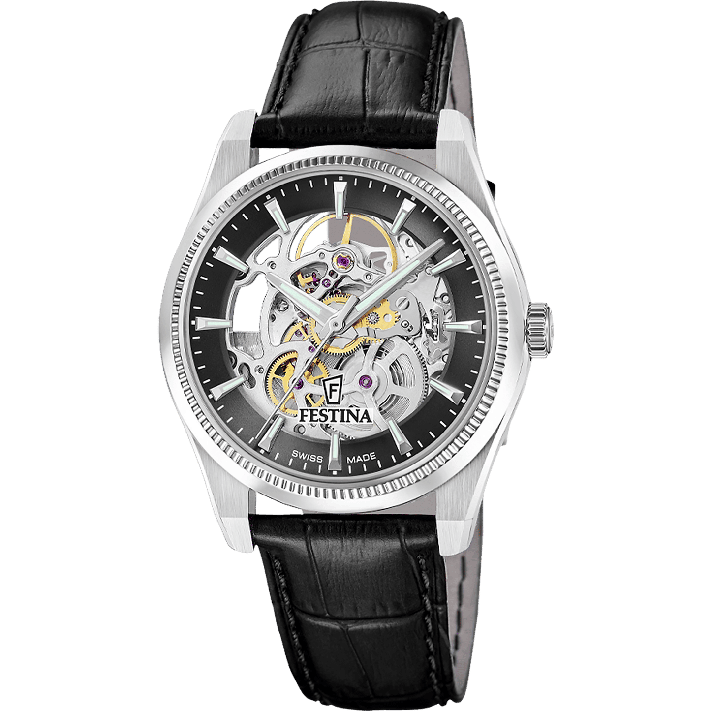 Festina Swiss Made Automatic F20095/3 Herrenuhr • Saphirglas • Soprod P024 Automatikwerk