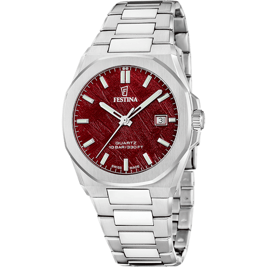 Festina Swiss Made Classic F20100/3 Herren • Saphirglas • Schweizer Quarzwerk