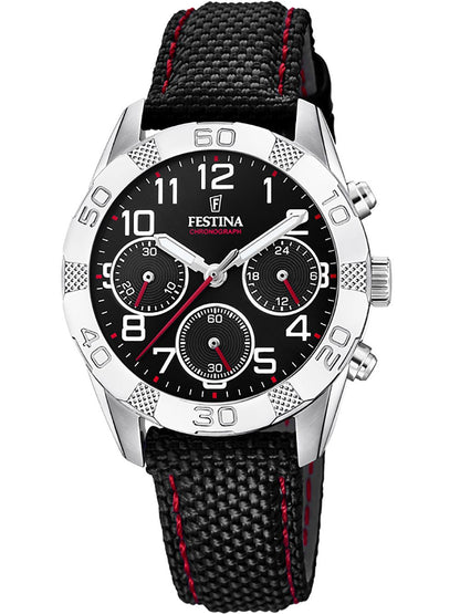 Festina Junior Collection F20346/3 Kinderuhr • Chronograph • Mineralglas