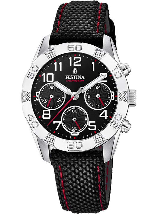 Festina Junior Collection F20346/3 Kinderuhr • Chronograph • Mineralglas