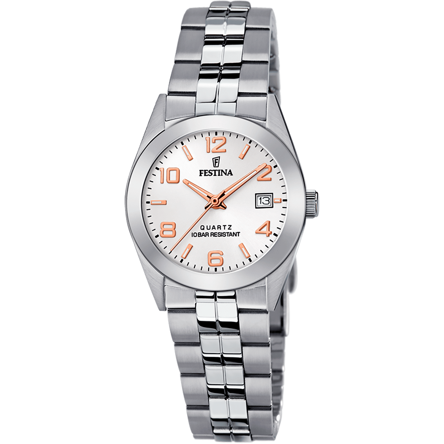 Festina Classics F20438/4 Damenuhr Silber • Mineralglas • Edelstahlarmband