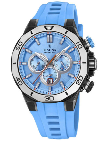 Festina Chrono Bike F20450/6 Herrenuhr Blau • Chronograph • 10 ATM Wasserdicht