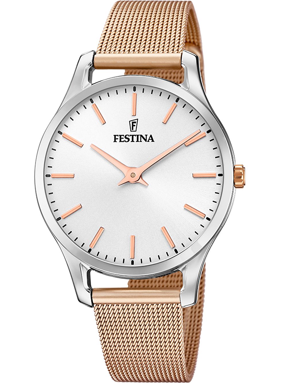 Festina Boyfriend F20506/1 Damenuhr Roségold • Mineralglas • 5 ATM Wasserschutz