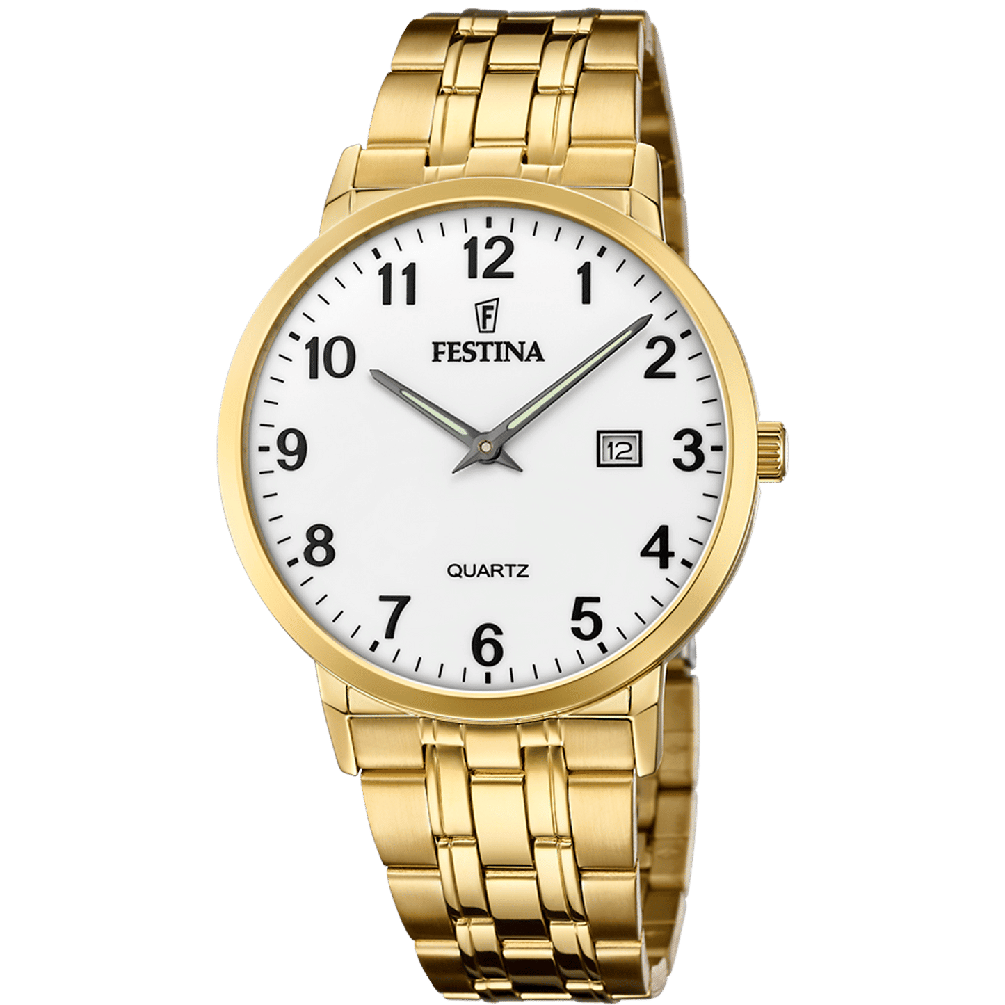 Festina Classics F20513/1 Herrenuhr Weiß • Mineralglas • Quarzwerk