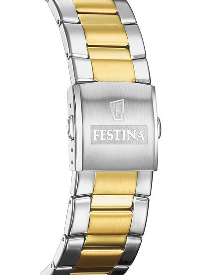 Festina Chrono Sport F20562/4 Herrenuhr Bicolor • Tachymeter-Lünette • Chronograph mit Datum, Bild 2