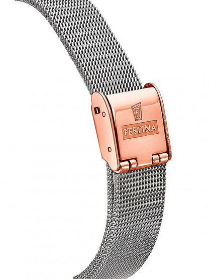 Festina F20581/1 Damenuhr Automatik Silber • Saphirglas • Skeleton-Automatikwerk, Bild 2
