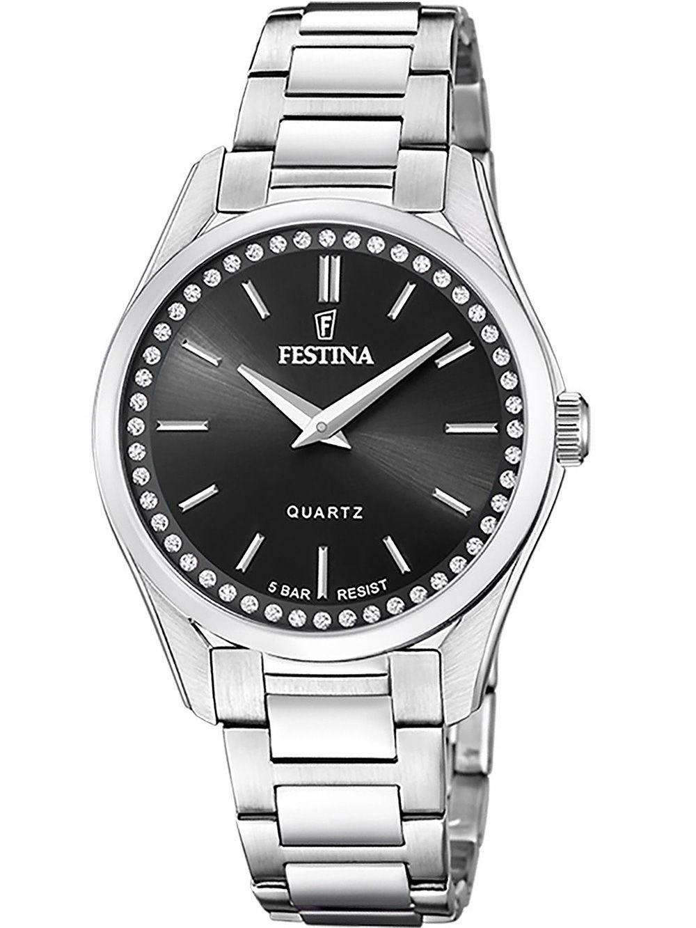 Festina Mademoiselle F20583/4 Damen Armbanduhr Silber • Mineralglas • Quarzwerk