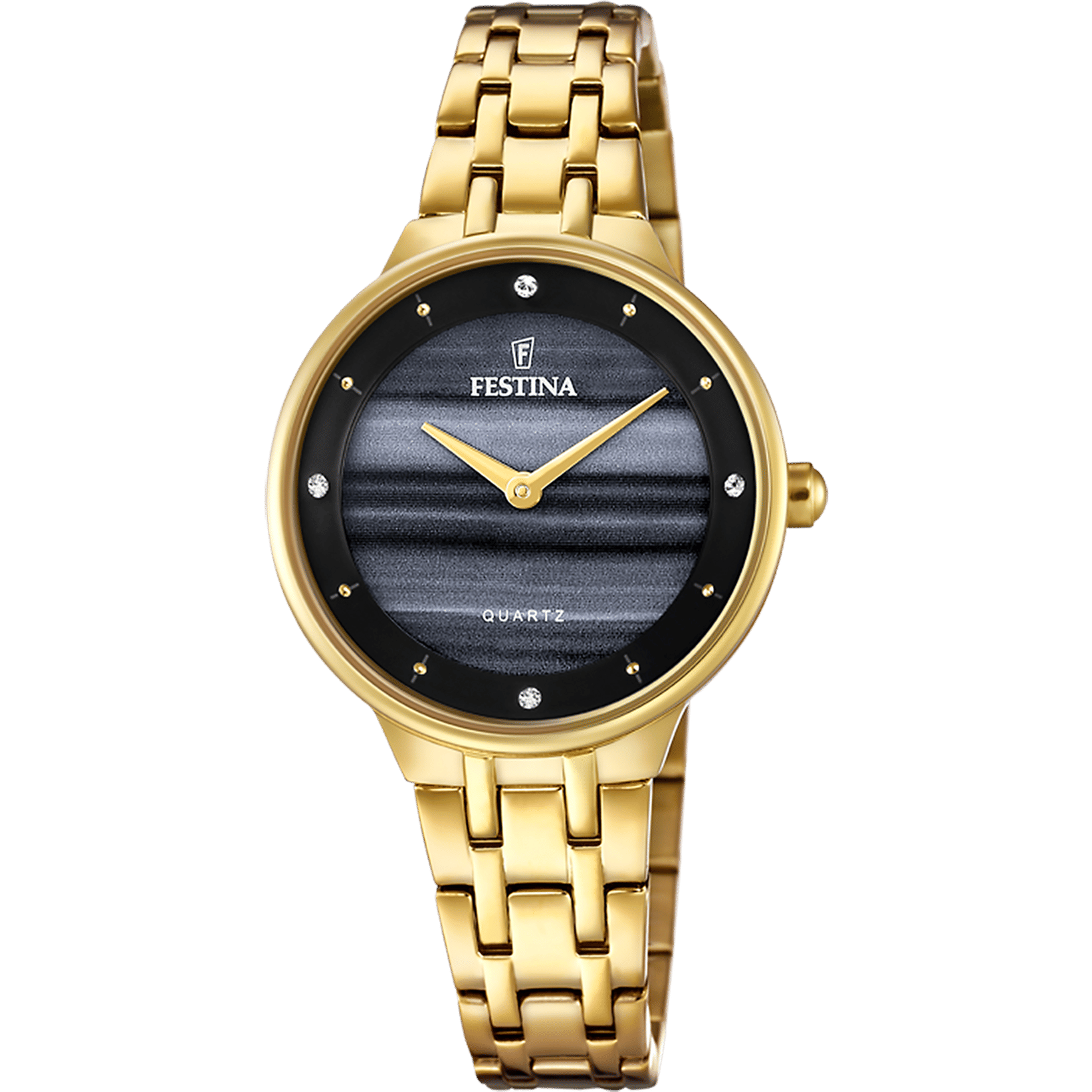 Festina Mademoiselle F20601/D Damenuhr Schwarz • Mineralglas • Quarzwerk
