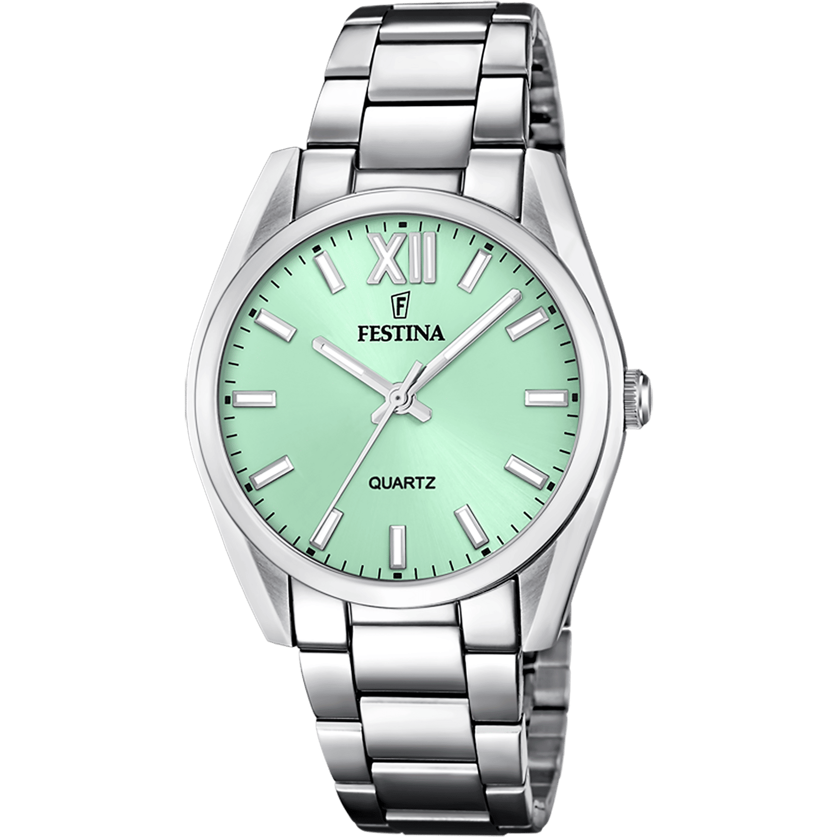 Festina Boyfriend F20622/7 Damenuhr Grün • Mineralglas • 5 ATM Wasserdicht