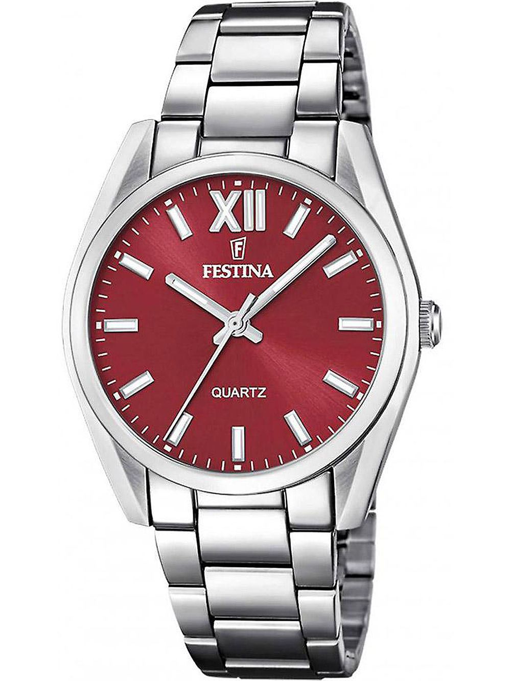 Festina Boyfriend F20622/B Damenuhr Rot • Mineralglas • Quarzwerk
