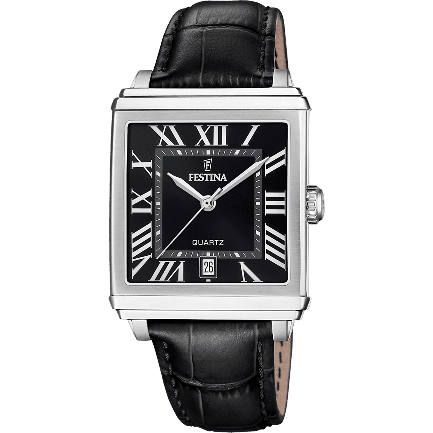 Festina F20681/3 Herrenuhr Quarz Eckig 39mm 5ATM • Eckiges Gehäuse • 5 ATM Wasserdichtigkeit