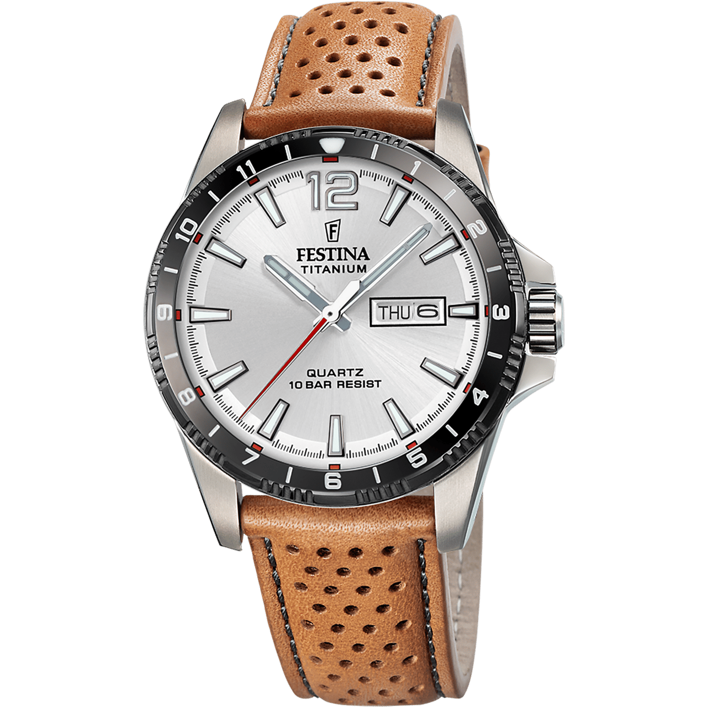 Festina F20699/1 Herrenuhr Titanium 43 mm • Quarzwerk • 10 ATM Wasserdicht