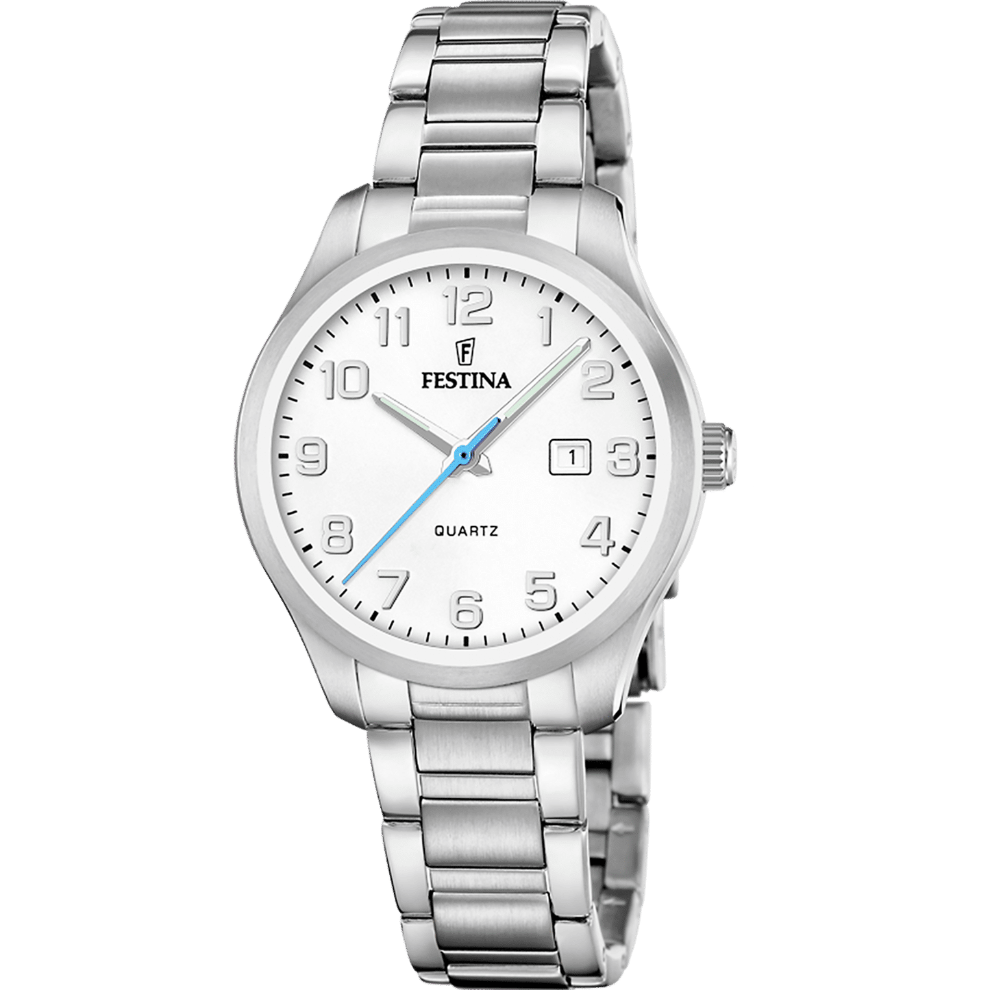 Festina Classic F20737/1 Damenuhr Weiß • Quarzwerk • 5 ATM Wasserschutz