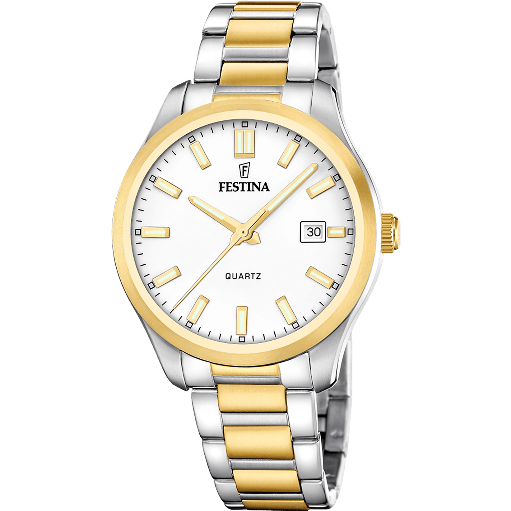 Festina F20738/1 Herrenuhr Weiß • Quarzwerk • 5 ATM