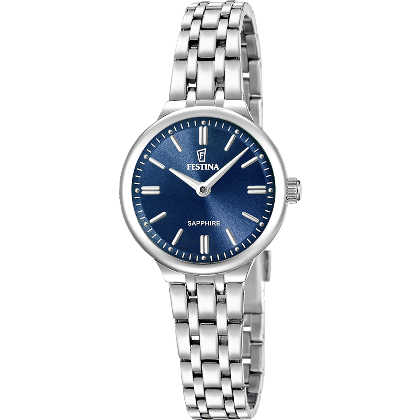 Festina Mademoiselle F20744/5 Damenuhr • Edelstahlarmband • Blau