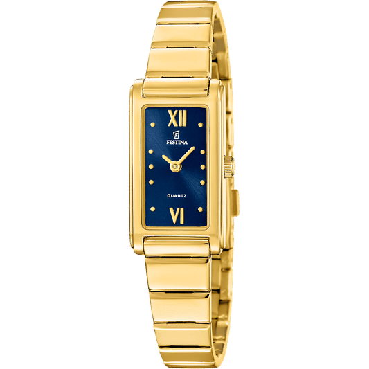 Festina Mademoiselle F20768/4 Damen Armbanduhr Blau • Mineralglas • Quarzwerk