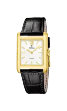 Festina On The Square F20772/2 Herrenuhr Gold • Quarzwerk • Lederarmband, Bild 5