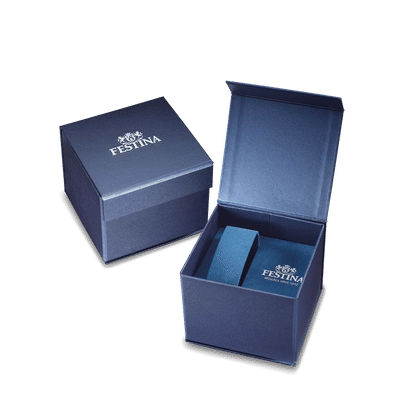 Festina Timeless Chronograph F20562/2 Herrenuhr Blau • Quarz-Chronograph • Mineralglas, Bild 2