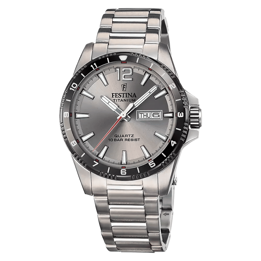 Festina Titanium F20698/1 Herr • Boett & Armband i Titan • Mineralglas