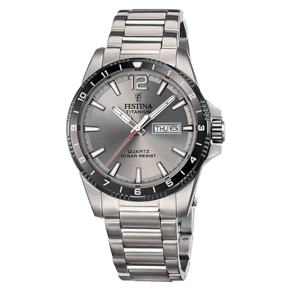 Festina Titanium F20698/1 Herr • Boett & Armband i Titan • Mineralglas