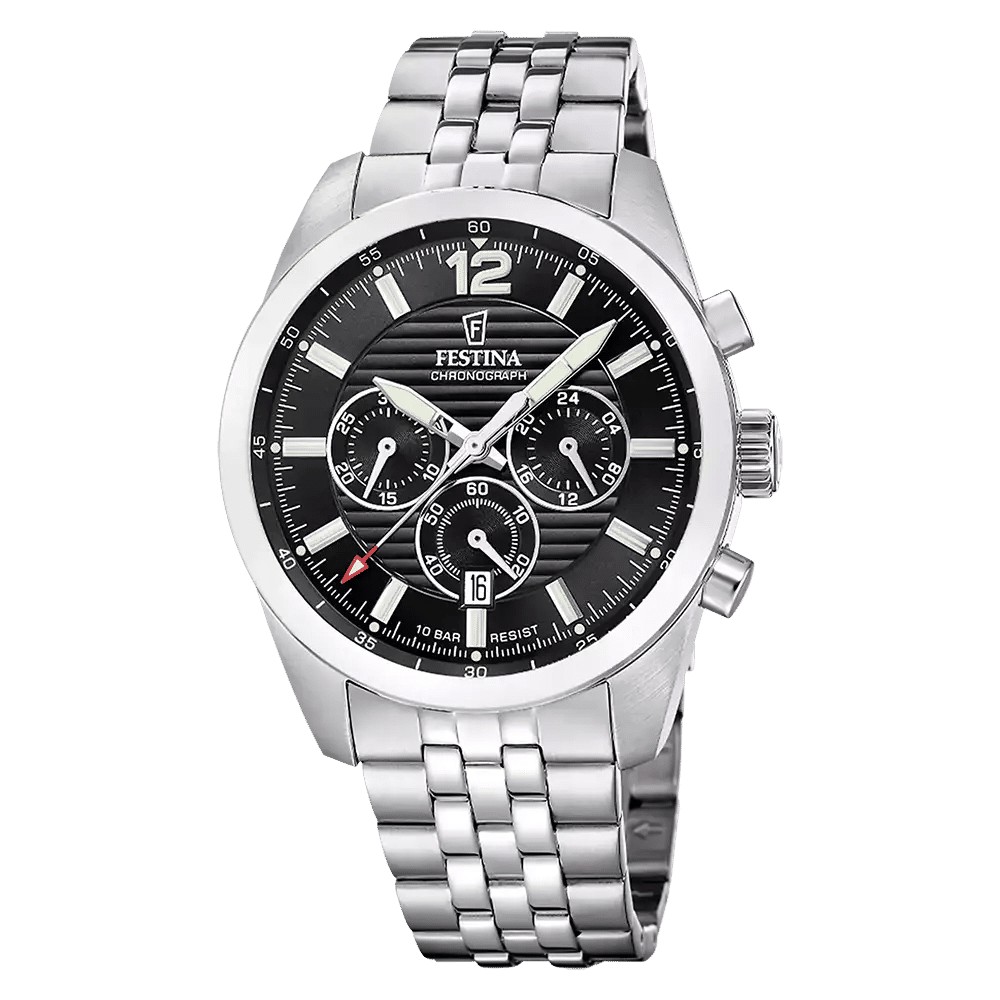 Festina Timeless Chrono F20742/3 Herr • Kronograf • Mineralglas