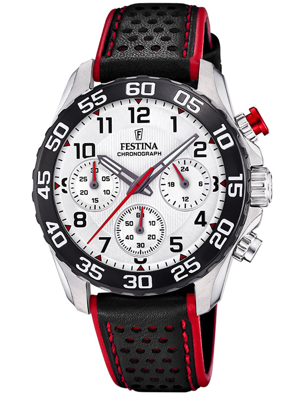 Festina Junior Collection F20458/1 Kinderuhr Silber • Chronograph • Mineralglasscheibe