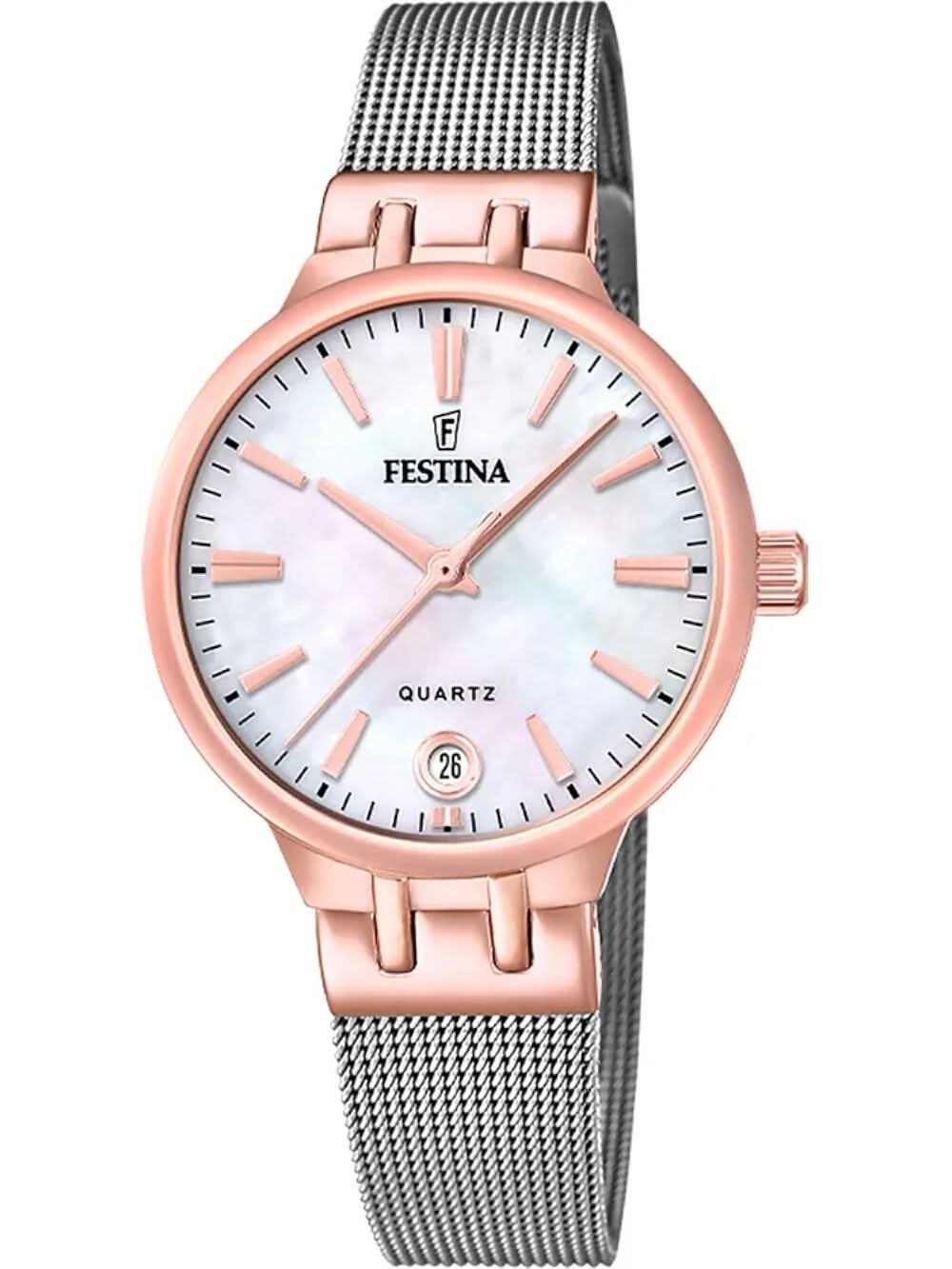 Festina Mademoiselle F20715/1 Damen • Saphirglas • Roségold-Edelstahl