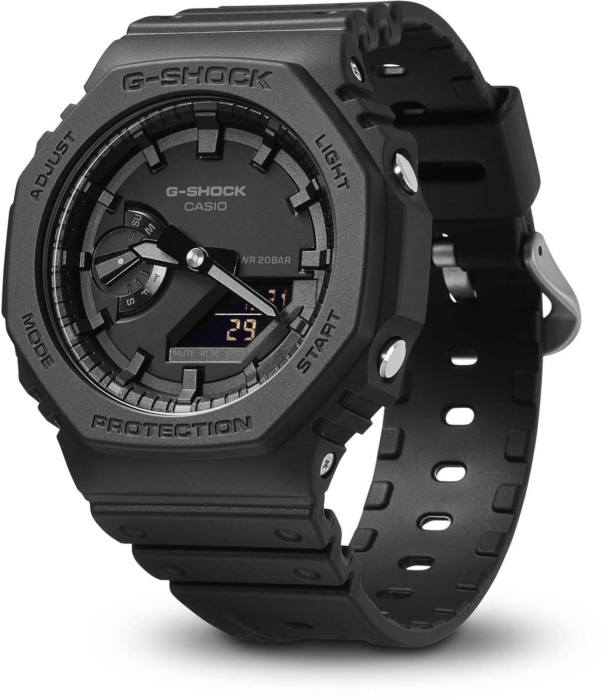 Orologio da uomo Casio G-Shock GA-2100-1A1ER • Carbon Core Guard • Design extra sottile