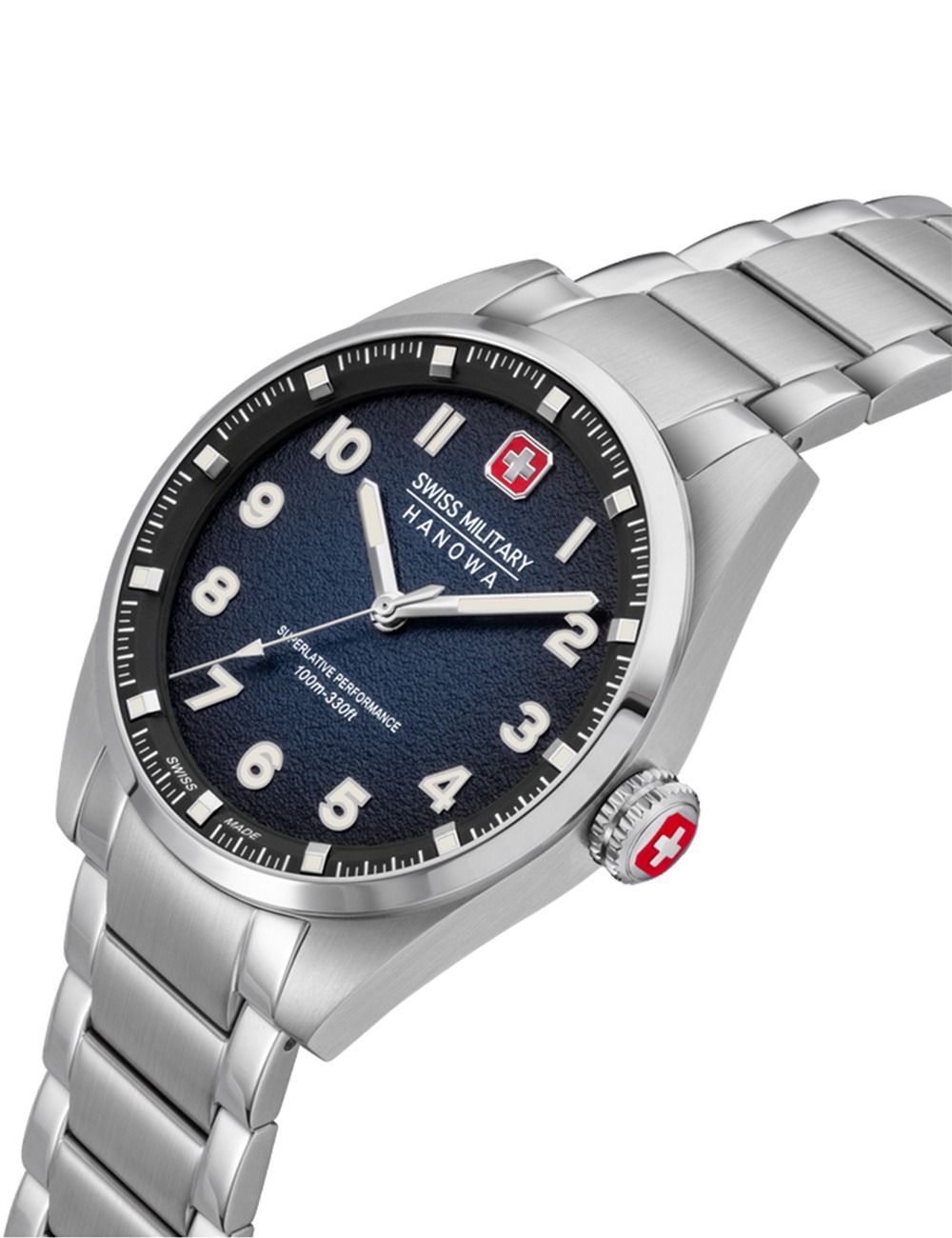 Swiss Military Hanowa Greyhound SMWGG0001504 Herren • Sportliche 42mm Edelstahluhr • 10 ATM Wasserdicht, Bild 4