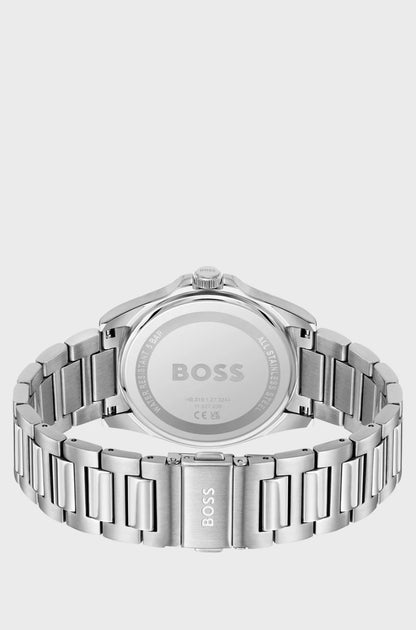 BOSS Strike 1514170 Herren Armbanduhr Silber • Edelstahl-Gliederarmband • Strukturiertes Zifferblatt, Bild 3