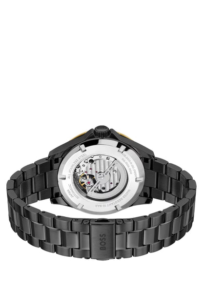 BOSS Troper 1514203 Herren Armbanduhr • Japanisches Automatikwerk • Vergoldete Akzente, Bild 3