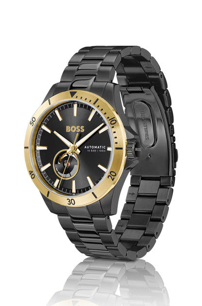BOSS Troper 1514203 Herren Armbanduhr • Japanisches Automatikwerk • Vergoldete Akzente, Bild 2