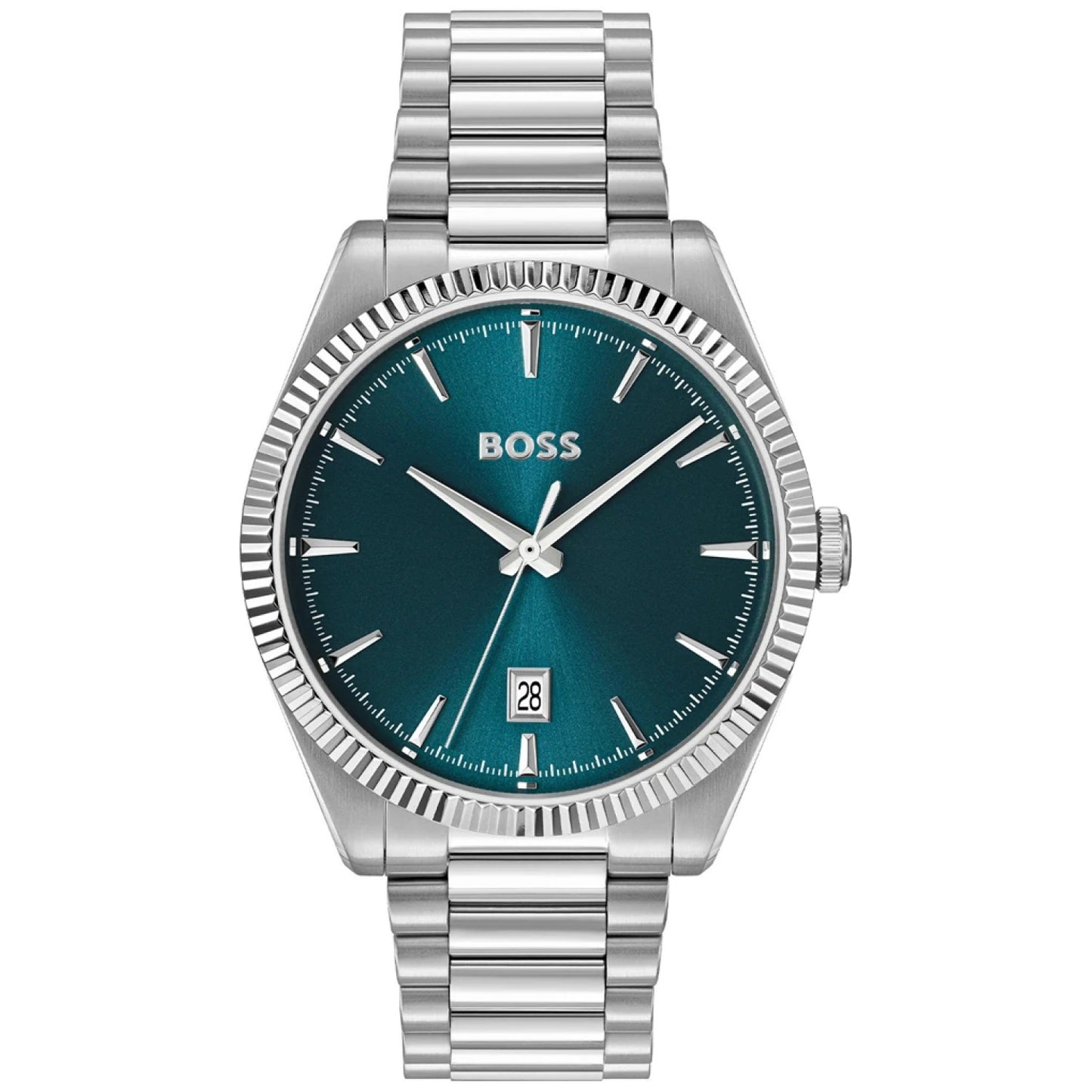 BOSS Cheswick 1514309 Herrenuhr • Blaues Sunray-Zifferblatt • Edelstahlgehäuse