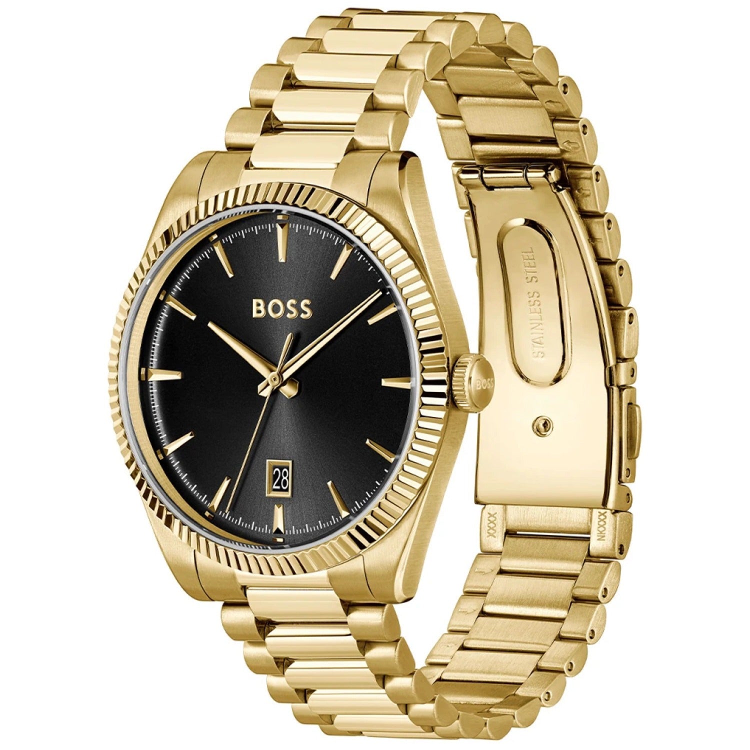BOSS Cheswick 1514312 Herrenuhr • Goldfarben • Mineralglas, Bild 3