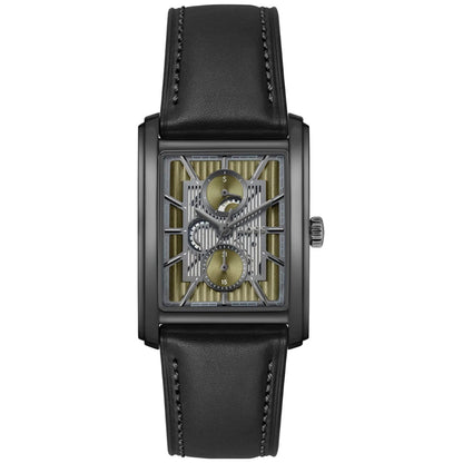 BOSS Principle Dress 1514317 Herrenuhr Olivgrün • Rechteckiges Edelstahlgehäuse • Mineralglas