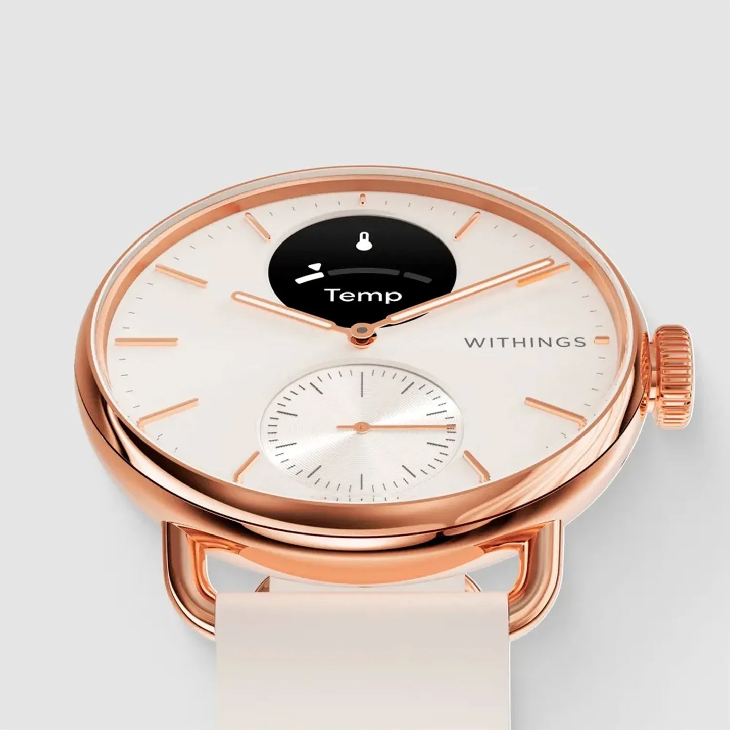 Withings ScanWatch 2 HWA10-MODEL 3-ALL Damen Armbanduhr Roségold • GPS und EKG • Gesundheitsüberwachung, Bild 5