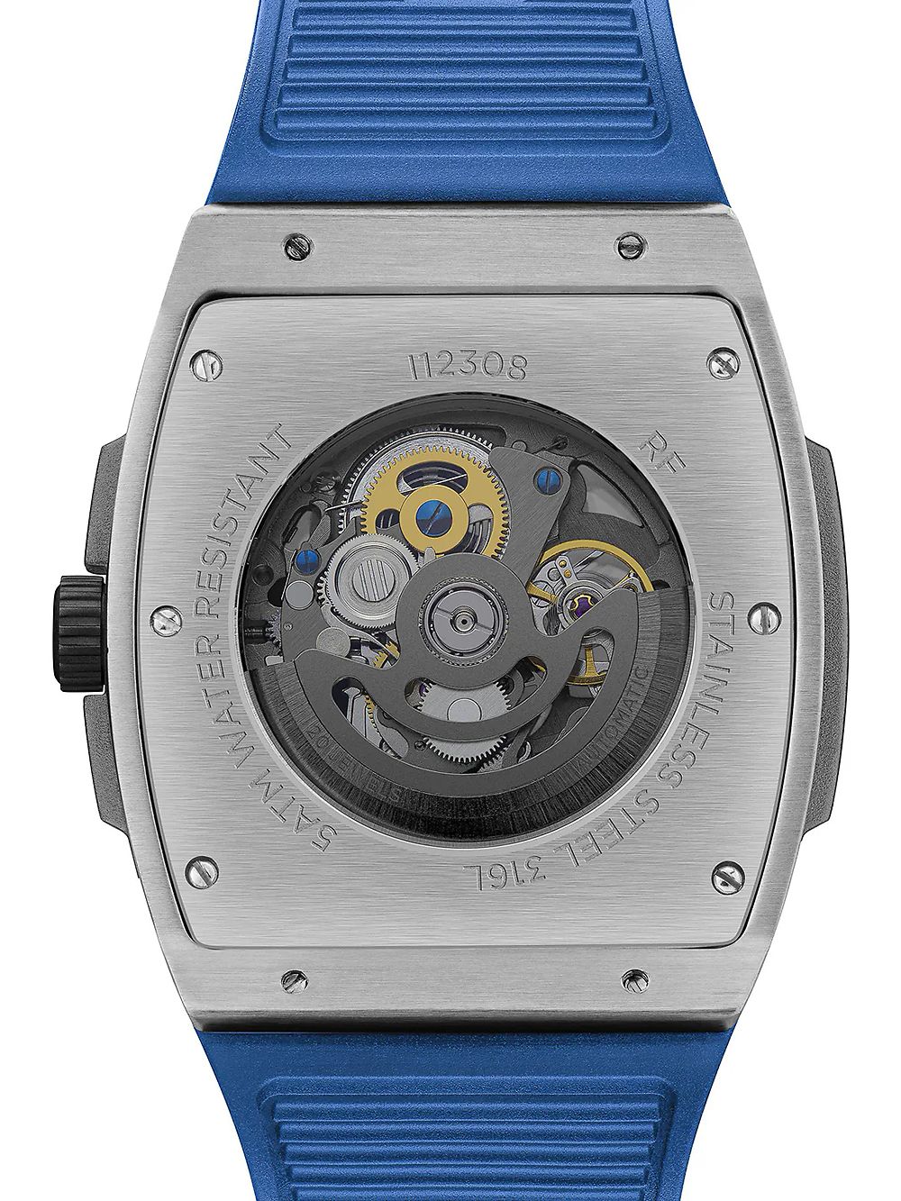 Ingersoll Challenger I12308 Herrenuhr Blau • Automatikwerk • Skelett-Zifferblatt, Bild 3